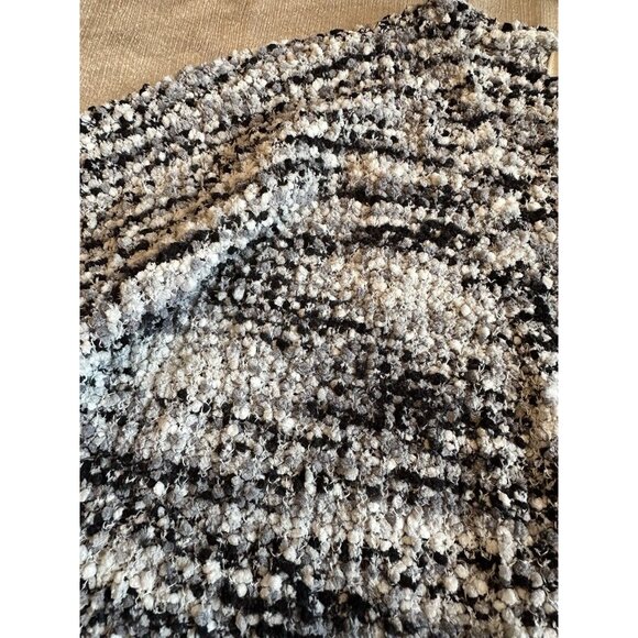 Rachel Zoe Open Cardigan Sweater Sz Large  Multi Tweed Color Texture Pockets - Picture 3 of 11